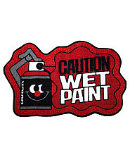 Montana Doormat „Caution Wet Paint“ - Red