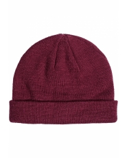MSTRDS Short Cuff Knit Beanie - Maroon