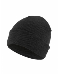 MSTRDS Basic Flap Beanie - Heather Charcoal