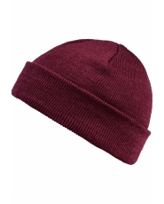 MSTRDS Short Cuff Knit Beanie - Maroon