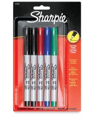 Sharpie Ultra Fine Marker - Colors - 5er Set
