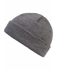 MSTRDS Short Cuff Knit Beanie - Heather Grey