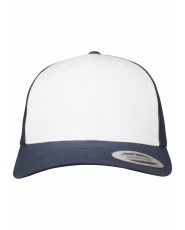 Retro Trucker Yupoong Cap - Navy / White / Navy
