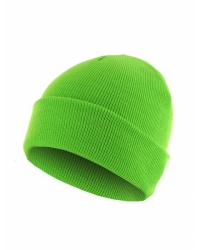 MSTRDS Basic Flap Beanie - Neongreen