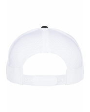 5-Panel Retro Trucker Yupoong 2-Tone Cap - Black / White