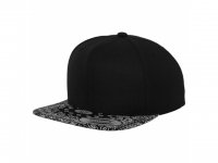 Flexfit Bandana Snapback Cap - Black / Black