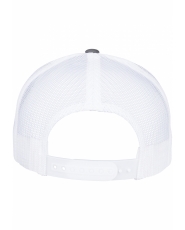 5-Panel Retro Trucker Yupoong 2-Tone Cap - Charcoal / White
