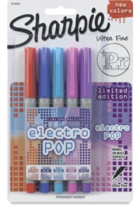 Sharpie Ultra Fine Marker "Electro POP" - 5er Set Limited Edition