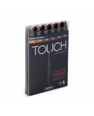 Touch Twin Marker - 6er Set Wood Colors