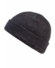 MSTRDS Short Cuff Knit Beanie - Heather Charcoal