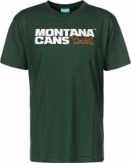 Montana T-Shirt Typo + Logo - Green