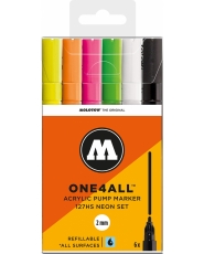 MOLOTOW ONE4ALL 127HS Marker - 6er Neon Set