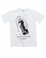 Montana Black T-Shirt by LUGOSIS - White