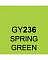 Touch Twin BRUSH Marker Einzelstifte BRUSH - GY236 Spring Green