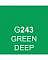 Touch Twin BRUSH Marker Einzelstifte BRUSH - G243 Green Deep