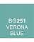 Touch Twin BRUSH Marker Einzelstifte BRUSH - BG251 Verona Blue