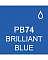 Touch Twin BRUSH Marker Einzelstifte BRUSH - PB74 Brilliant Blue