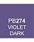Touch Twin BRUSH Marker Einzelstifte BRUSH - PB274 Violet Dark
